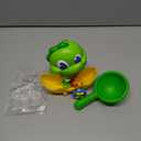 Dinosaur Baby Bath Toys for 1 2 3 Year Old Boys, Dino Bath Bubble Machine with Rainbow Lights & Water Scoop,Fun Toddler Toys Baby Shower Bathtub Toys Birthday Easter Gifts for Kids Age 1-3 Year Old