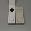 Google Nest Doorbell (Wired, 3rd Gen) - 2K Video and Gemini, Live View, Night Vision, 2-Way Audio - Works with Google Home - 2025 Model - Snow