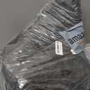 Ophanie Round Rug 4Ft Grey Circle Area Rugs, Fluffy Fuzzy Small Bedroom Carpet 4 Foot, Plush Shag Floor Gray Living Room Christmas Circular Aesthetic Decor for Kids Teen Boys Baby, Nursery, Classroom