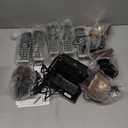 AT&T BL3107-5 DECT 6.0 5-Handset Cordless Phone with Bluetooth Connect to Cell, Smart Call Blocker, Digital Answering System, Extended Range, Big Buttons - Titanium Black