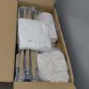 Novabright 10 Pcs Boho Picnic Kit Folding Picnic Table 59'' x 20.5'' Extra Large Outdoor Boho Blanket 91'' x 71'' Beige White Table Runner Pillow Cover Woven Cotton Oversize Washable for Camp Wedding