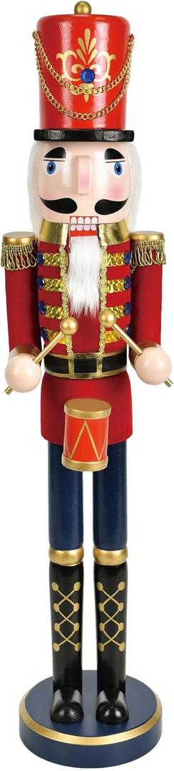 Jeco, 36 Inch Red Nutcracker Drummer Soldier