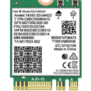 WiFi 6E Wireless Card Intel AX210 NGW Bluetooth 5.3 TriBand 5400Mbps Network Adapter for Laptop Support Windows 10/11 (64bit) M.2/NGFF
