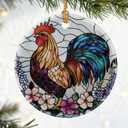 Rooster Ornament for Christmas Tree | Christmas Ornaments, Farmhouse Home Decor, Holiday Decor Gifts for Family, Friends & Farmer, Gift Exchange & Gift Idea, Giftbox Included