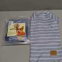 XPUDAC 4 Pack Dog Sweaters Comfy Dog Clothes with Sleeves Puppy Shirts Pullover Pet Sweatshirt for Small Medium Large Dogs Boy Girl Doggy Outfits Cat Apparel, Blue, XL (Navy, Grey)