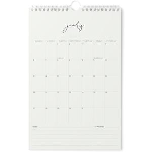 Karto Wall Calendar 2025-2026 - Vertical 11x17 inch July 2025 to December 2026 - Boost Your Productivity and Easy Planning with the Aesthetic Monthly Calendar - Cursive Beige (Large)