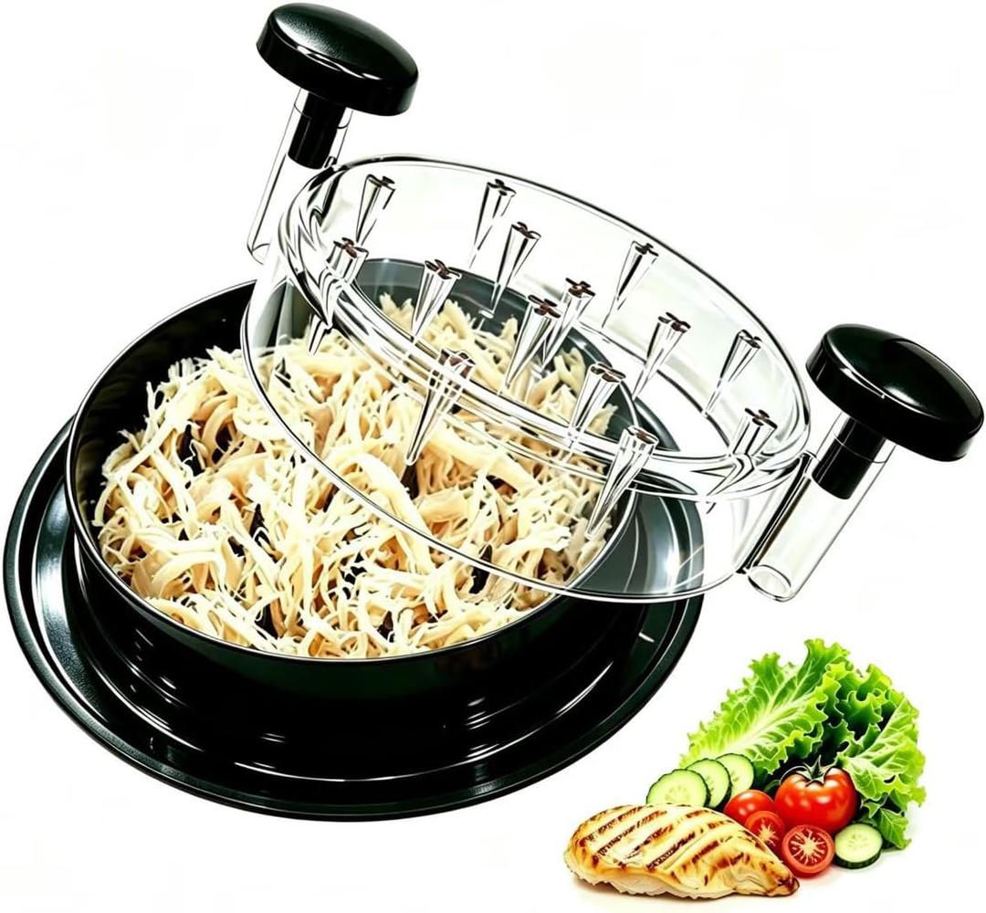 Chicken Shredder ， Meat Shredder for Chicken, Pork, Beef - Large Chicken Breast，Twist Action, Visible Design, Anti-Slip Strip, Ergonomic Handle，
