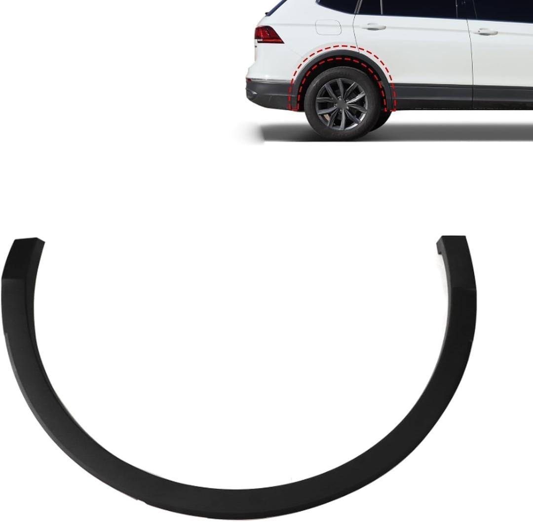 Rear Fender Flare Right Side Compatible with Volkswagen Tiguan 2018-2023 Replace# 5NN854820A9B9