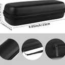 Hooqict Electric Toothbrush Travel Case for Oral-B Pro 1000, 2000, 3000, 3500, 1500 Travel Toothbrush Case Holder with Mesh Pocket Cover Protection, Protective Storage Bag Toothbrush Carrier,  Electric Toothbruh Carrier Black