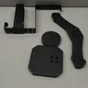 Motorcycle Helmet Holder Wall Mount, Heavy-Duty Tactical Helmet Accessories, Versatile Wall Rack for Motorcycle and Football Gear Storage, Space-Saving Design, Black