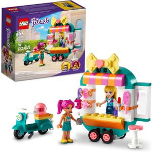 LEGO Friends Mobile Fashion Boutique Shop and Hair Salon Playset 41719, Creative Toy for Kids, Girls and Boys 6 Plus Years Old with Stephanie Mini-Doll