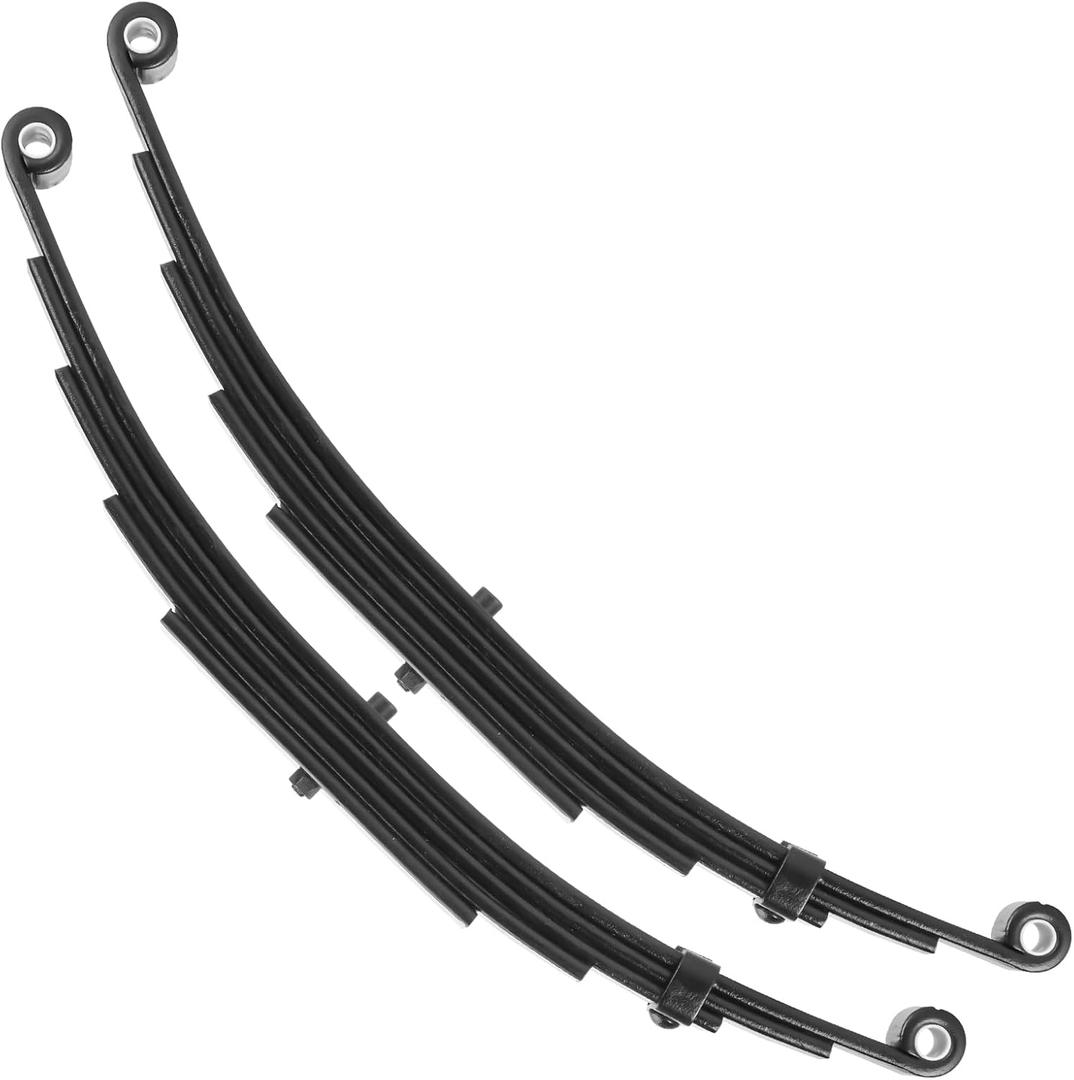 Trailer Leaf Spring 5 Leaf Double Eye 3000 lbs Cap for 6000 lbs Axle Suspension Length 25-1/4" fits for SW5 - Set 2