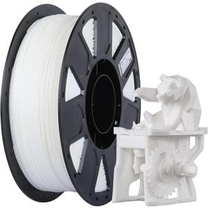 Creality 3D Printer Filament, 3D Printing Filament Tougher and Stronger, Accuracy +/- 0.02mm, 1kg, White