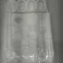 WELTRXE EVA Shower Curtain Liner Waterproof, Clear 8G Heavy Duty Plastic Shower Curtain Liner with Magnets for Bathroom Shower Stall, Bathtubs, Thick Liner Without Chemical Smell, 72 x 72,12 Hooks