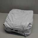 K-Musculo Boat Cover, 20-22 ft Heavy Duty 800D Waterproof Boat Cover, Tear UV Resistant with Motor Cover, Fits V-Hull, Tri-Hull (Boat Width 100in, Grey)