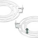 PATIKIL 115mm (4.53") Universal Light Fixture Mounting Bracket Kit, 2set Light Crossbar Round Ceiling Plate for Wall Light, Close to Ceiling Light, Chandelier