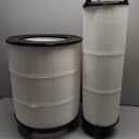 S7M120 Inner and Outer Set Pool Filters Replace for Sta-Rite System 3, 25021-0200S, 25022-0201S, SR300 Pool Filter Cartridge, 300 Sq.Ft. Filtration Area