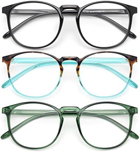 IBOANN Iconic Blue Light Glasses for Woman - Computer Glasses up to 99% Blue Light Blocking - Anti Eyestrain & UV Glare