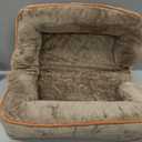 Bedsure Orthopedic Dog Bed Medium Size Dogs - Washable Medium Dog Cat Bed Waterproof, Comfort Pet Couch Sofa with Washable Removable Cover, Pets Bed with Nonskid Bottom, Hazel, 28"