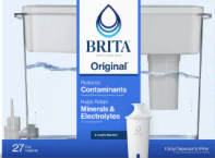 Brita Extra Large 27 Cup UltraMax White Filtered Water Dispenser With Standard Filter
