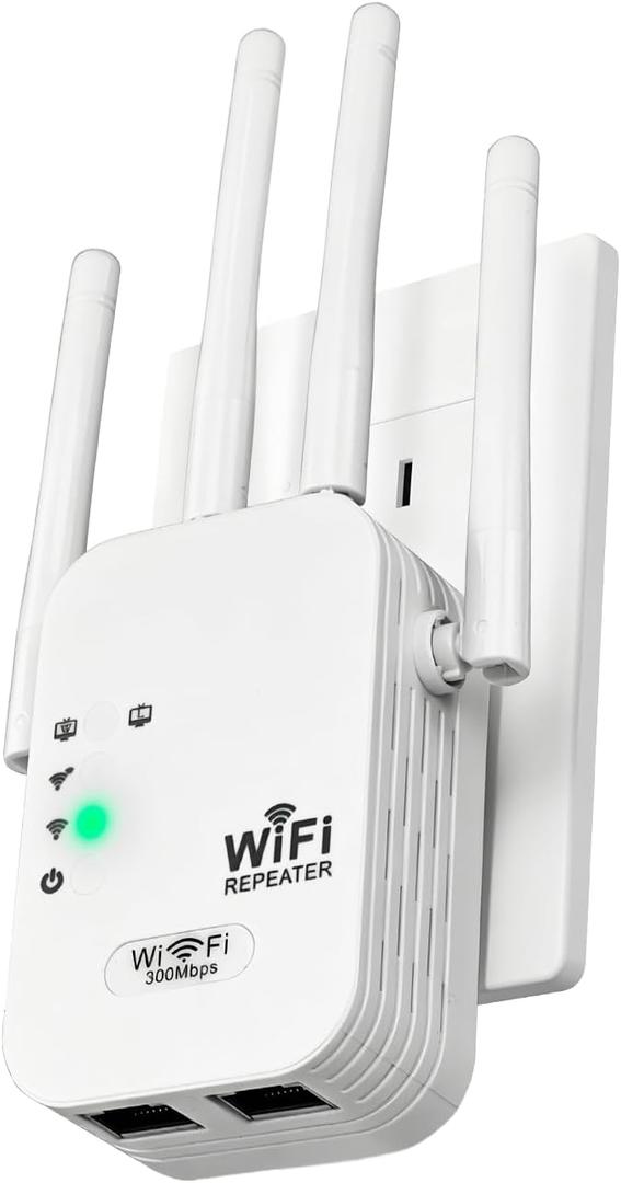 2025 WiFi Extenders Signal Booster for Home Long Range Up to 9800 sq. ft & 40 Devices, WiFi Extender Signal Booster, Quick Setup-Medium, Internet Repeater, WiFi Extender (white-d8)