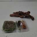 16PCS Original Design Natural Forest Wood Product Photography Background Prop Set, Natural Sunken Wood Imitaion Moss Dried Flowers Landscape Decorations Props for Photoshoot