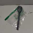 GreenPan Silicone Slotted Spoon, Cooking Kitchen Utensil, Mixing Stirring Serving, Flexible Rubber Nonstick Cookware, Rigid Steel Core Heat-Resistant, Anti-Slip Handle, BPA-Free, Dishwasher Safe, Gray