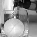 Silicone Ice Molds Set of 2 - Circle Ice Cube Molds for Large Round Ice Balls - Ideal Sphere Shaped Big Ice Balls for Whiskey, Bourbon, Scotch, and Other Drinks - Includes Extra Cocktail Recipes