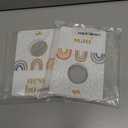 2 x Canopy Street Modern Rainbow Closet Clothing Dividers/Trendy Rainbow Closet Organizers / 10 Newborn To 4T Clothes Organization Dividers / 4" x 6" Flat Boho Baby Nursery Divider Set