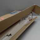 Furinno LUDER Book Shelf, 5-Tier Bookshelf, Bookcase, 9.4" x 15.8" x 52", for Living Room, Bedroom, Home Office, White