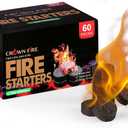 Fire Starters for Solo Stove Mesa, 60 Count BBQ Firestarter and Fireplace Accessories, Pellets for Bonfire and Firepit, Camping, Grilling, Cooking, Campfires, Charcoal, Wood, and Sticks