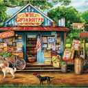 Puzzles 300 Pieces for Adults | HT Vegetable Store Puzzles | Recycled Cardboar Jigsaw Puzzles 300 Pieces | Challenging Family Activity Great Gift Idea for Family Friends | 20.5 X 15 inches