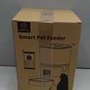 PAPIFEED Automatic Cat Feeder with App, 2.4G WiFi Cat Food Dispenser, 6L Timed Cat Feeder for Dry Food, 10 Meals/Day, 12 Portions/Meal, Dual Power Supply Smart Pet Feeder for Small Dog, Black