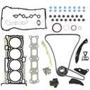 2.4L Timing Chain Kit with Head Gasket Set Fit for for Dodge Avenger 08-14/Journey 12-16, Chrysler 200 11-14/Sebring 07-10, for Jeep Patriot 09-15/Compass 07-15 2.4L L4, Replace for 4884868AB HS54664