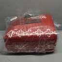 Christmas Area Rug 8x10 Red Washable Living Room Carpet Xmas Snowflake Holiday Decor Indoor Bedroom Throw Rug Decorative Non Slip Soft Low Pile Large Carpet Dining Room Office Nursery