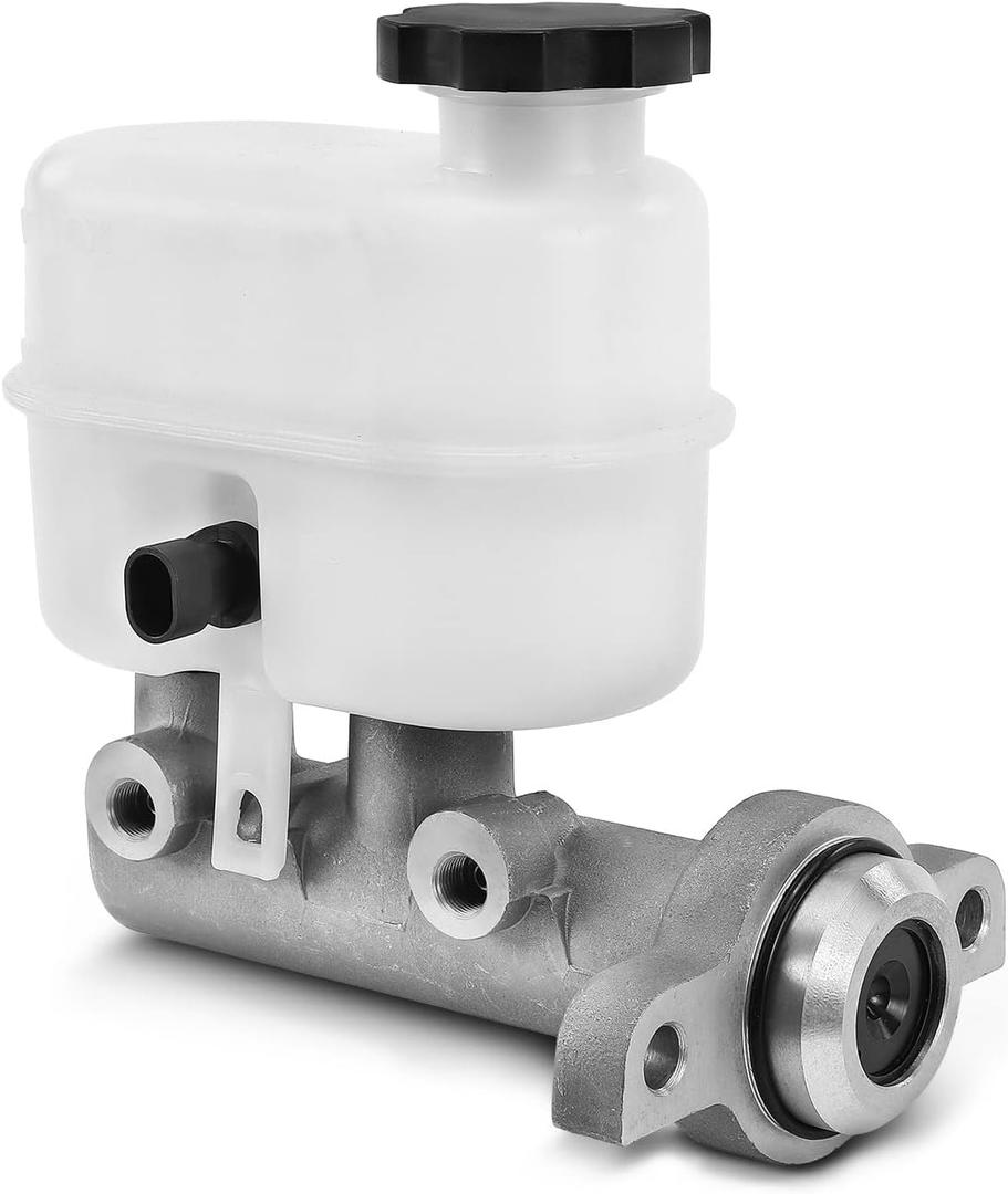 A-Premium Brake Master Cylinder with Reservoir and Sensor Compatible with Chevrolet and GMC Vehicles - Silverado 1500, Sierra 1500, 2008-2013, Without Active Brake Control
