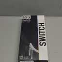 Orzly Carrying Case for Nintendo Switch OLED Console with Accessories and Game Storage Compartment - Easy Clean Case Gift Boxed (Black)