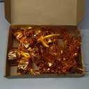 Crowye 6 Pcs Metallic Foil Spray Centerpiece Party Star Decoration Table Decor for Birthday Wedding Graduation Bachelorette Spring Party Holiday(Orange,Small Star)