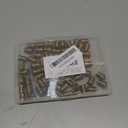 Twidec/80PCS 1/4"-20 Threaded Inserts for Wood Furniture Screw-in Nut Wood Inserts Bolt Assortment Kit with M6 Hex Wrench (1/4"-20 x15mm) N-059