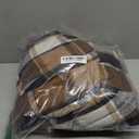 Women's Full Zip Fleece Flannel Jacket Plaid Sherpa Lined Jacket for Women (Large, Light Khaki)