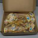 1pcs 24K Colorful Galaxy Rose Glass Artificial Flower, Rainbow Rose Gift Mother's Day Birthday Party Women Gifts Wedding Decorations (1pcs)