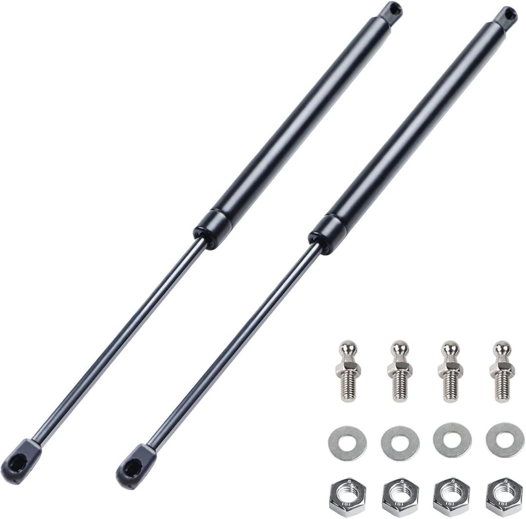 15" 45Lbs/200N Universal Lift Supports Struts Gas Spring Shock Lid Stay Prop Replacement for Pickup Truck Cap Tool Box Lid Camper Window Shell Snugtop Tonneau Leer Topper Cover