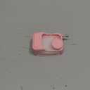 Silicone Protective Cover Case for Insta360 GO Ultra Action Camera Waterproof Silicone Case with Lens Cap & Lanyard for Insta360 GO Ultra Accessories (Pink)