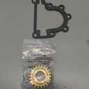 51405MA 51279MA Worm Gear with Gasket for Murray & Craftsman 2 Duel Stage Snowblowers 536886161 536886120, replaces 204167 MT51405MA, 51405, 9355(22 Teeth -Brass) (Pack1)