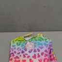 TENVDA Girls One Piece Swimsuits Sport Halter Swimwear Beach Bathing Suit (6-7 Years, Rainbow Leopard)