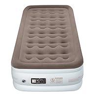 Etekcity Air Mattress Twin Size Inflatable Airbed Blow Up Air Bed Raised Mattress with Built in Pump for Camping, Guest, Height 18