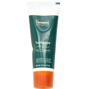 Himalaya Herbal Healthcare 21g Neem and Pomegranate Toothpaste, 0.8 Ounce
