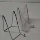 Plate Holder Easel Display Stand - 8 inch Metal Plate Stands for Display - Tabletop Picture Stand - Silver Iron Easels for Display Pictures | Photo Frames | Book | Decorative Plates | Plaque -2 Pack