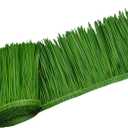 Mexican Style Synthetic Plastic Straw Thatch - 4 Colors (Palm Tree Brown, Tropical Green, Straw Yellow, Dried Grass Gray) - for Tiki Bar, Patio, Palapa & Party Decor (Tropical Green, 10ft x 16in)