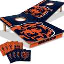 YouTheFan NFL 2 x 3 Wood Cornhole Game with Logo Bags (Team Colors)